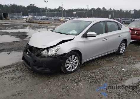 2014 Nissan Sentra Fe+ S/Fe+ Sv/S/Sl/Sr/Sv из США, поврежденный, VIN 1N4AB7AP6EN852534